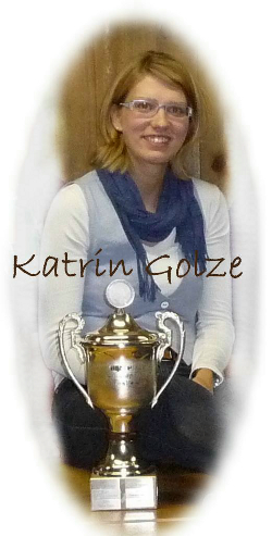 Katrin Golze sichert sich den Pokal
