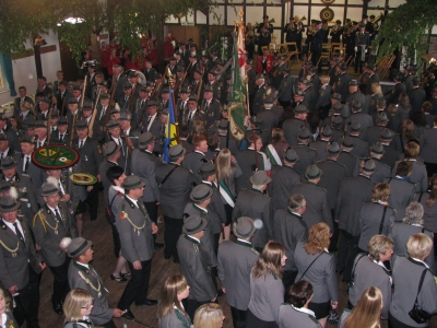 Einmarsch auf dem Saal Einmarsch auf dem Saal