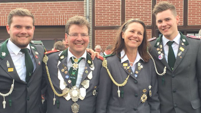 Grußwort des Schützenkönigs Pflanzen der Königseiche am 13.04.2019