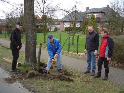 Neue Schilder für die Eichen
