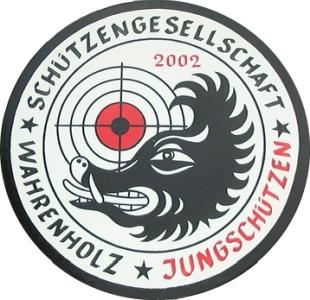 Jungschützenkönigsscheibe 2002 - gemalt von Hans-Günter Bangemann
