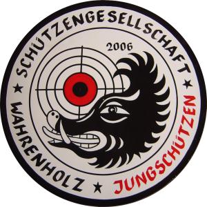 Jungschützenkönigsscheibe 2006 - gemalt von Hans-Günter Bangemann