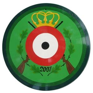 Kinderkönigsscheibe 2007 - gemalt von Hans-Günter Bangemann