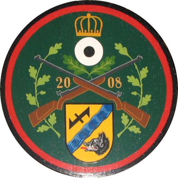 Königsscheibe 2008 - gemalt von Hans-Günter Bangemann