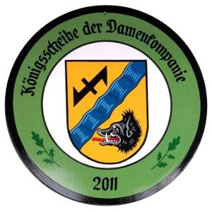 Damenköniginscheibe 2011 - gemalt von Hans-Günter Bangemann