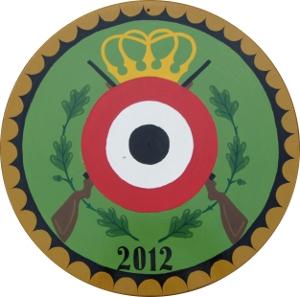 Kindermajestätsscheibe 2012 - gemalt von Hans-Günter Bangemann