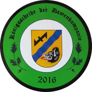 Scheibe der Damenknigin 2016