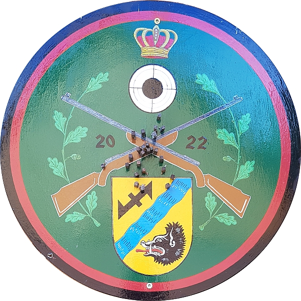 Königsscheibe 2022 - gemalt von Kerstin Schmolke