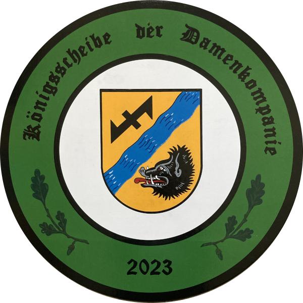 Scheibe der Damenknigin 2023
