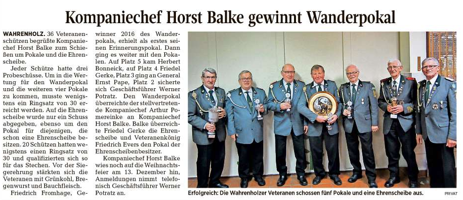 Bericht der Aller-Zeitung vom 22.11.2017